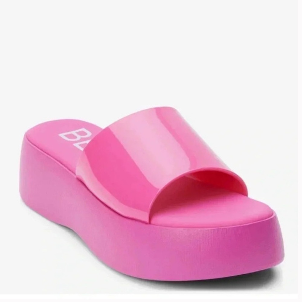 Beach by Matisse‎ Solar Platform Sandal Pink Slide Sandals Jelly Barbie Bratz